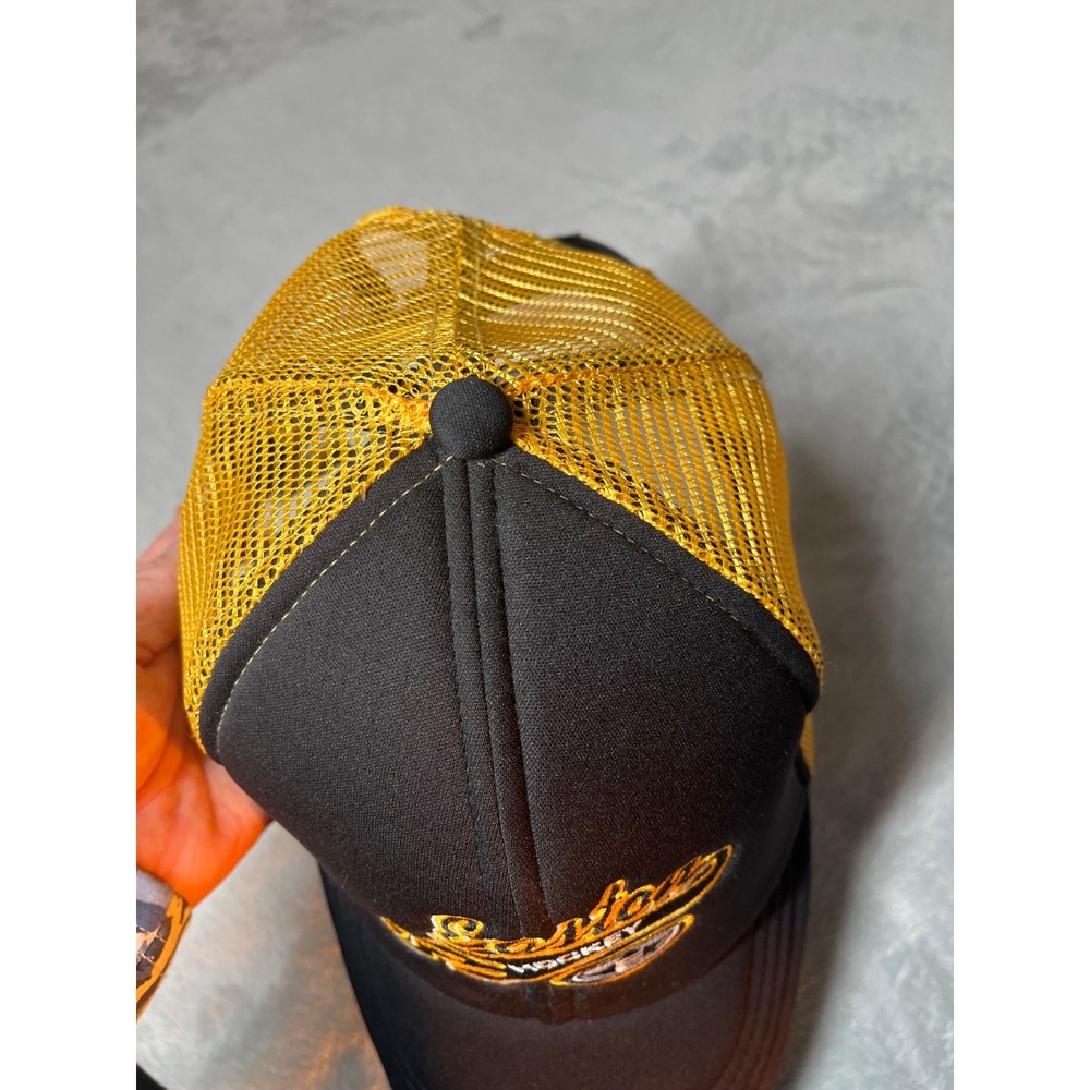 EASTON Hockey Trucker Hat Cap Black Gold Mesh Adjustable One Sz  Fits Most Sport - Picture 4 of 12